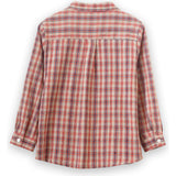 Boys Long Sleeve Check Shirt, Blue