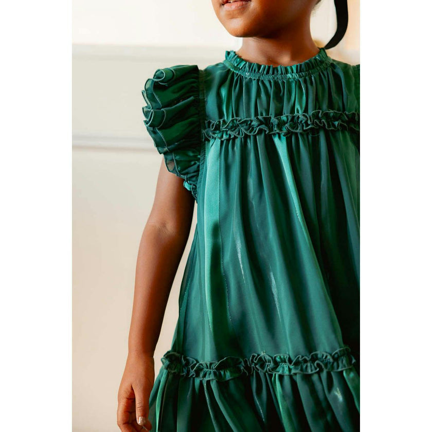 Mini Peridot Dress in Green
