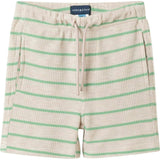 Boys Striped Waffle Polo Set | Oatmeal Dino