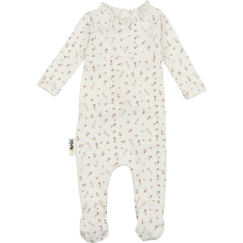 Berry Floral Footie