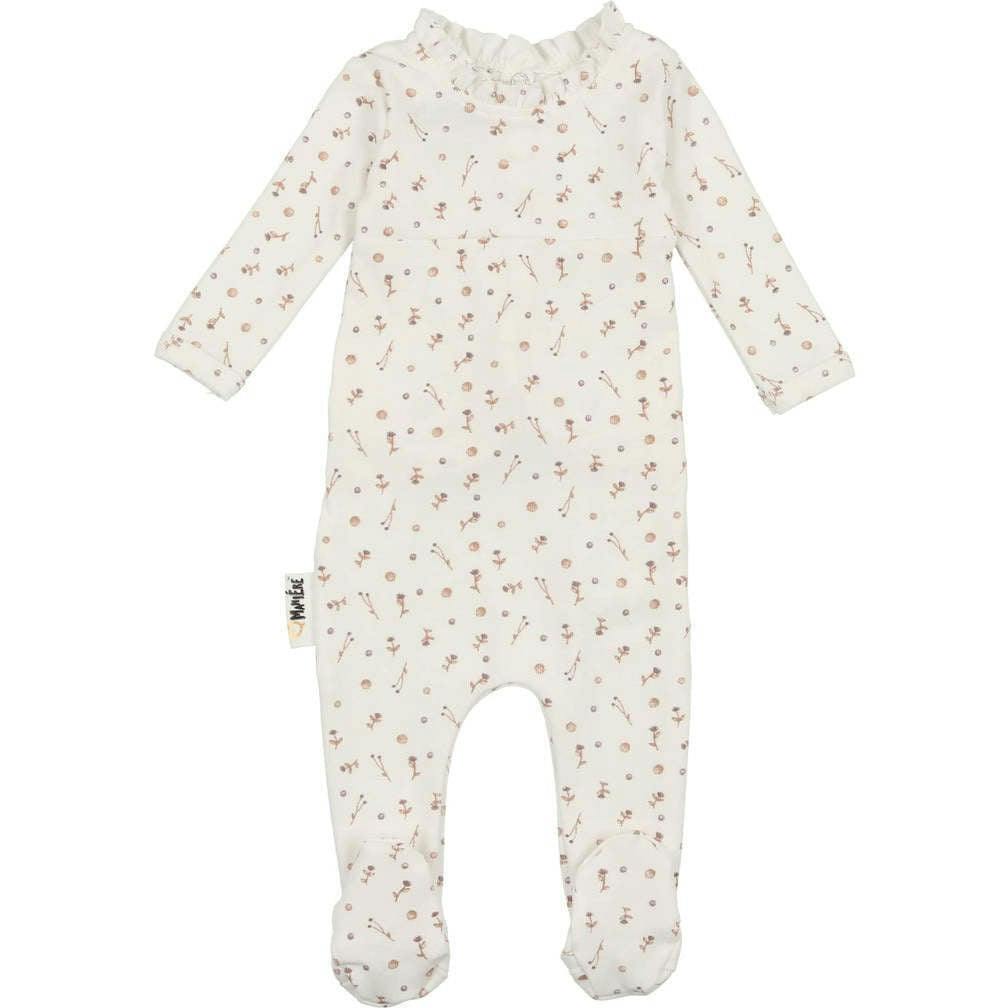 Berry Floral Footie