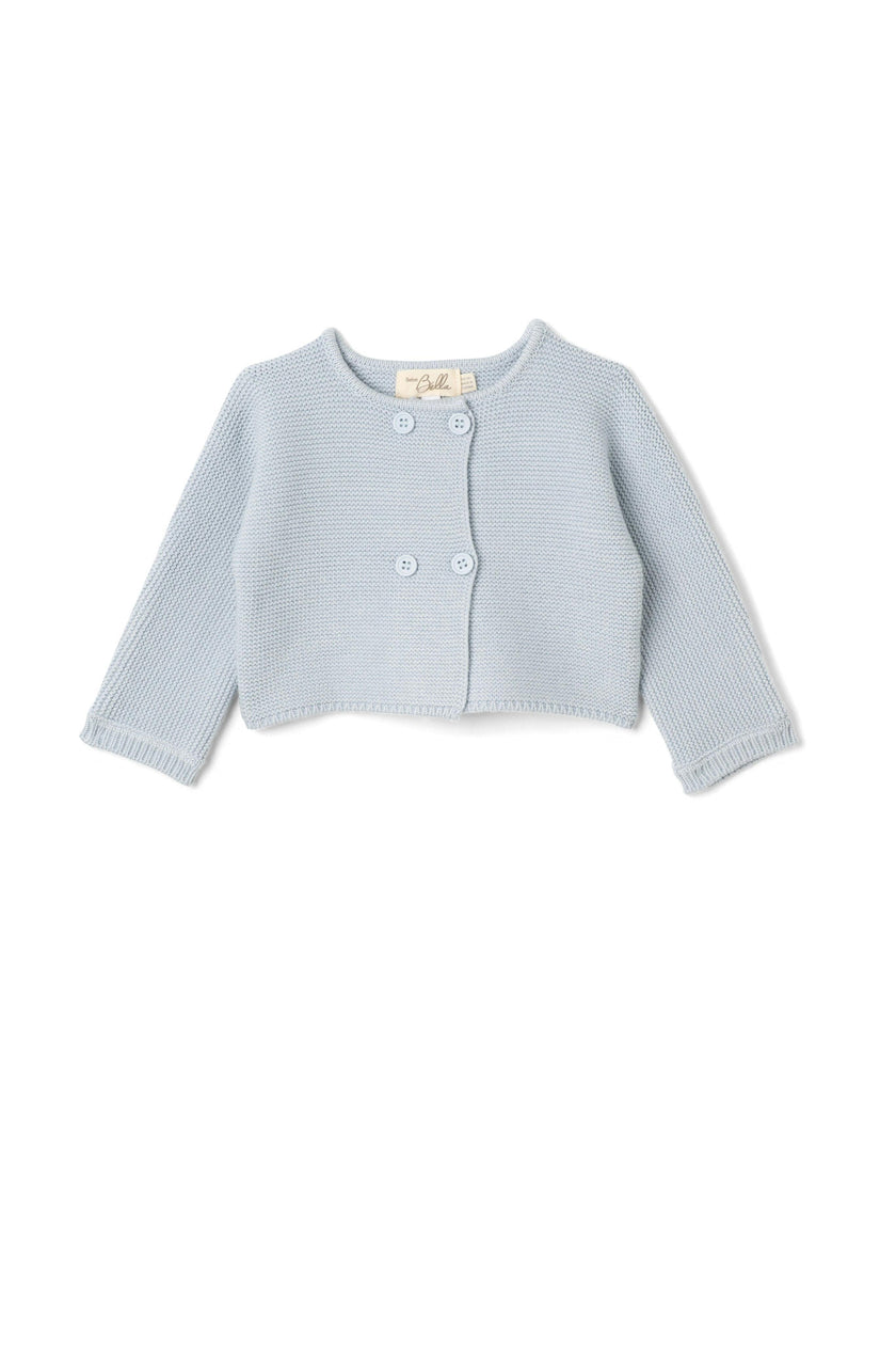Knit Double-Breasted Button Front Cardigan