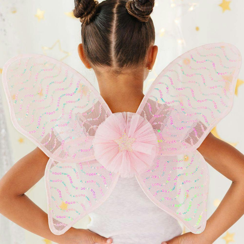 Shimmer Fairy Wing & Confetti Tutu Set