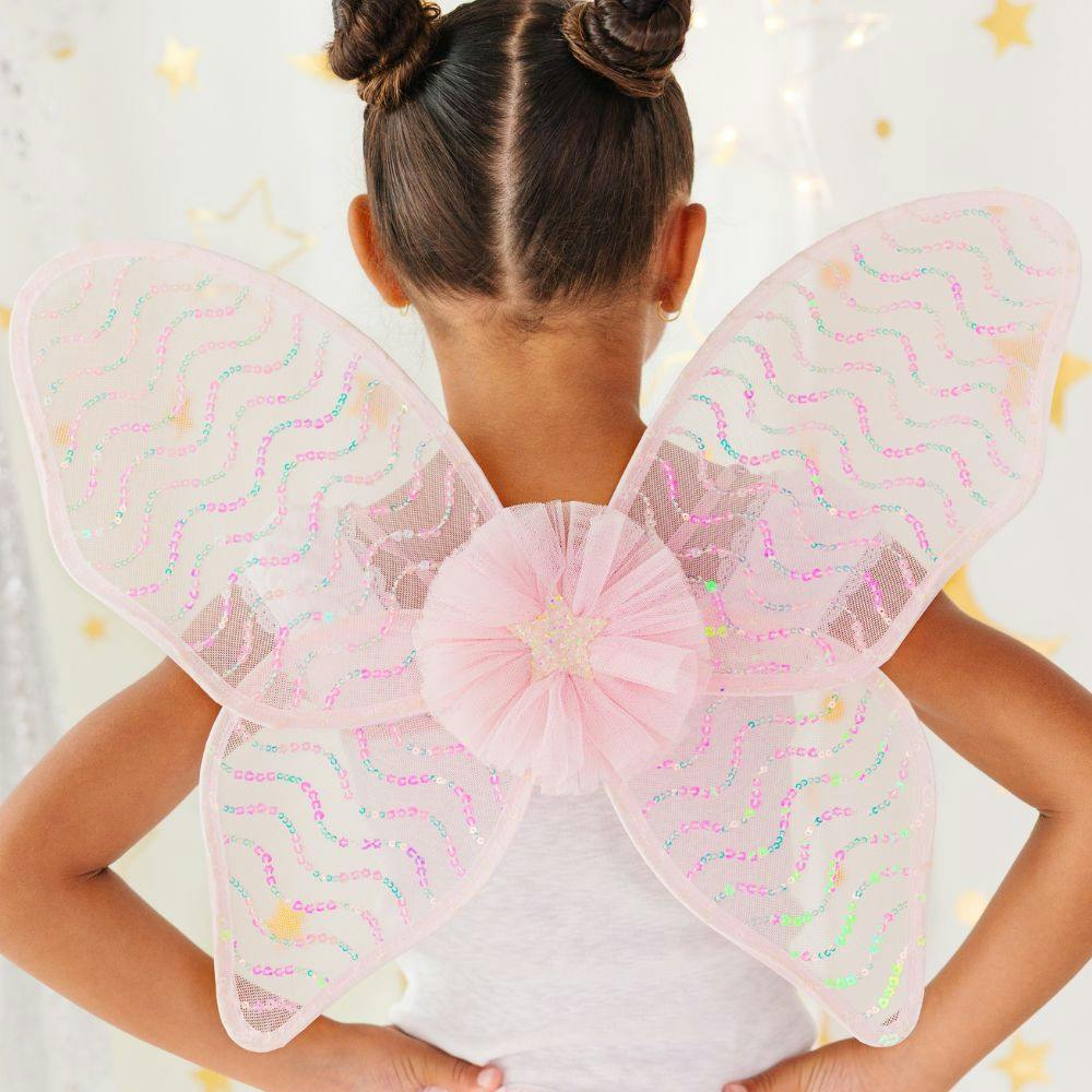 Shimmer Fairy Wing & Confetti Tutu Set