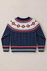 Mini Nolan Sweater in Midnight Fair Isle