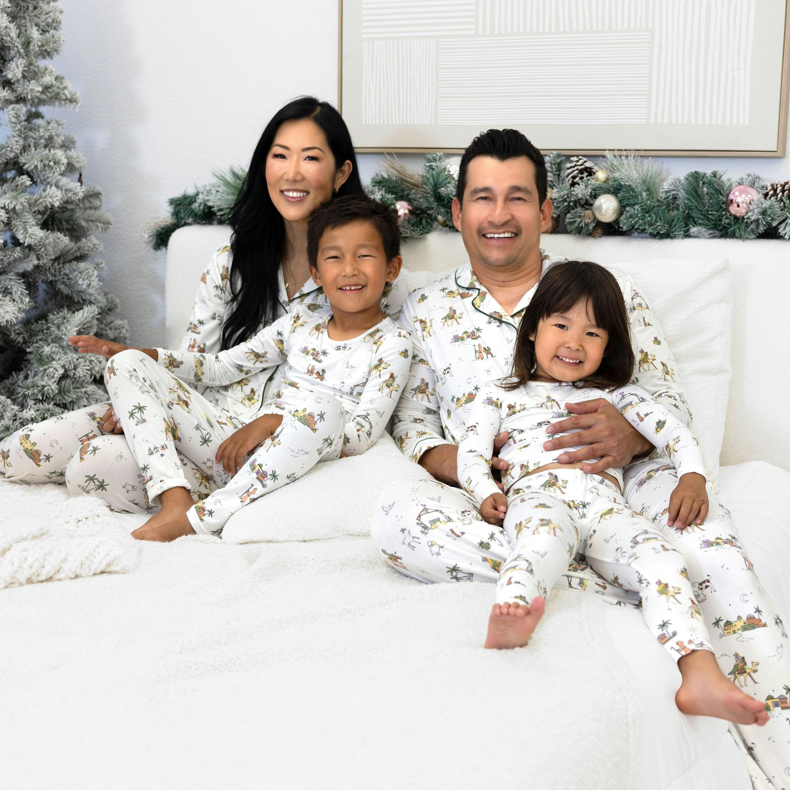 Yuletide Bamboo Kids Pajamas