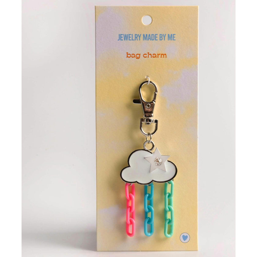 Cloud Rainbow Bag Charm Clip