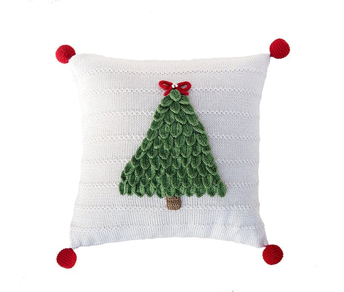 Christmas Leaf Tree Pillow