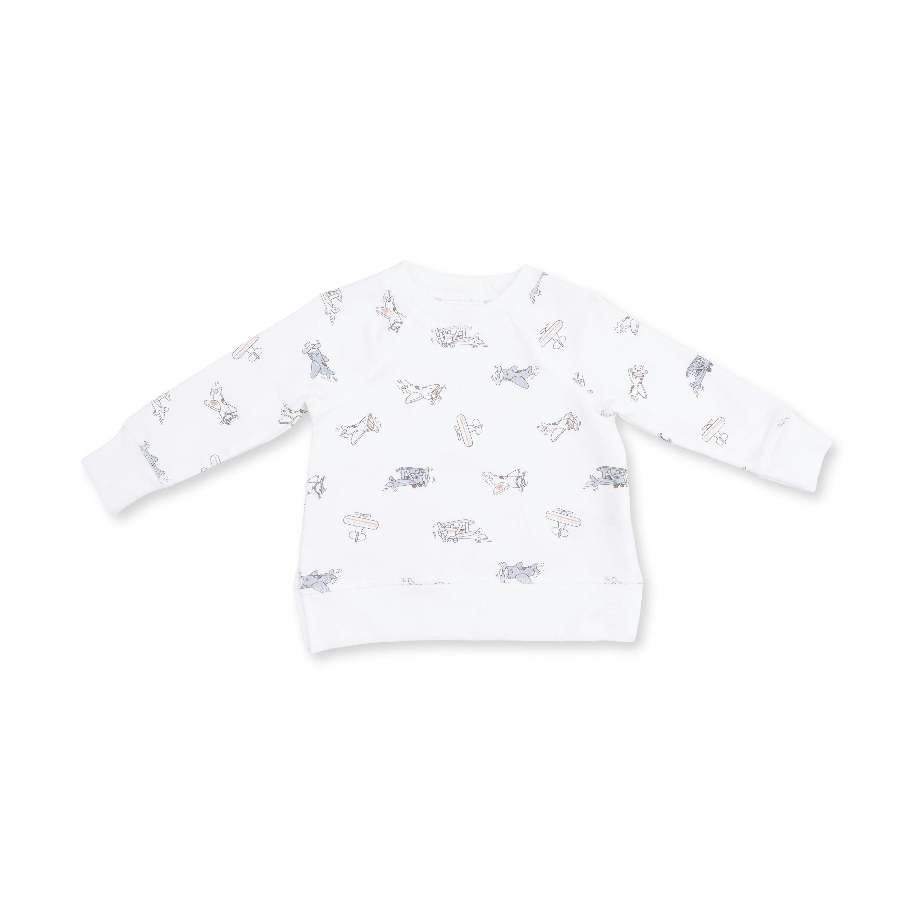 Vintage Airplane Pilots - Raglan Sweatshirt