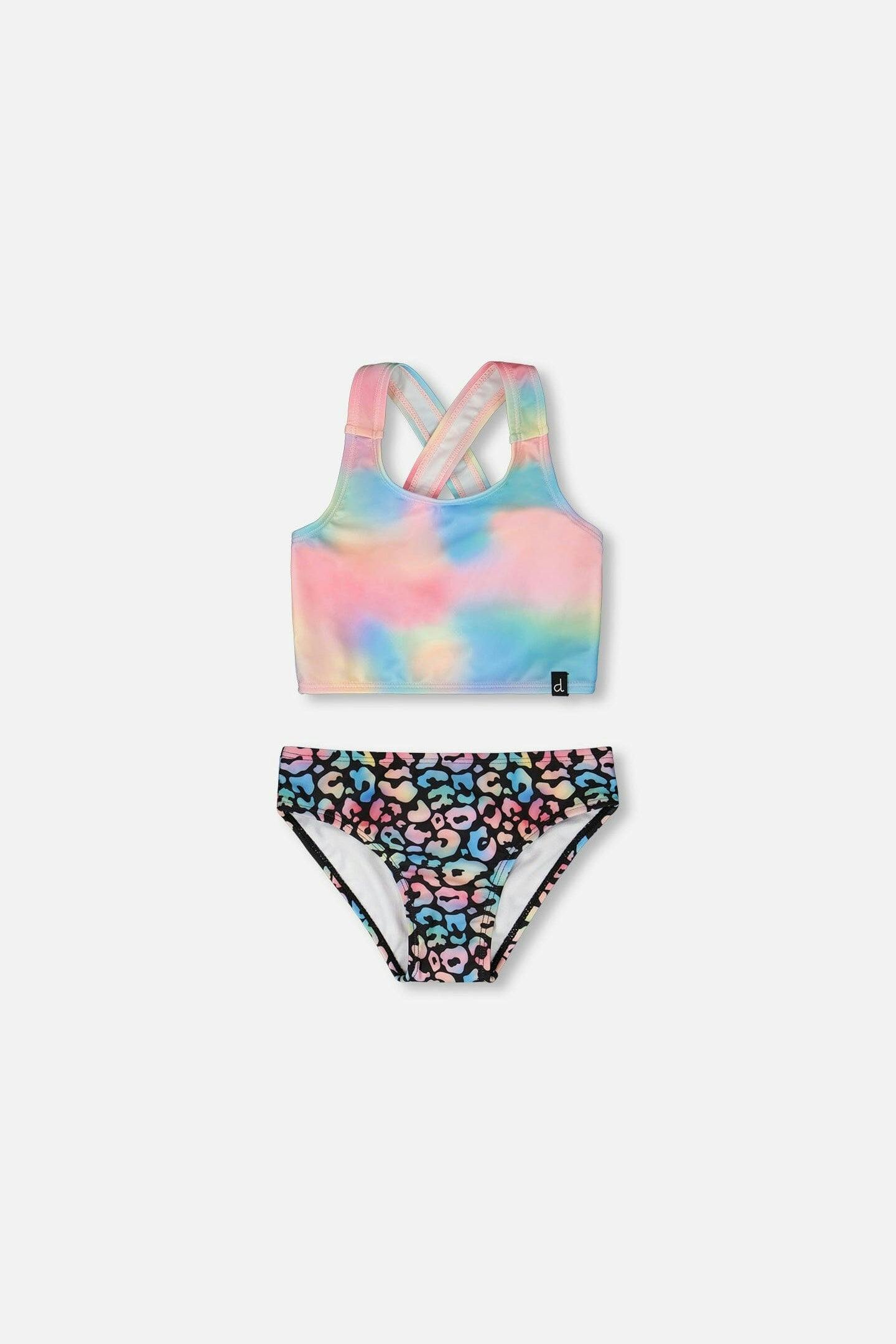 Two-Piece Swimsuit Multicolored