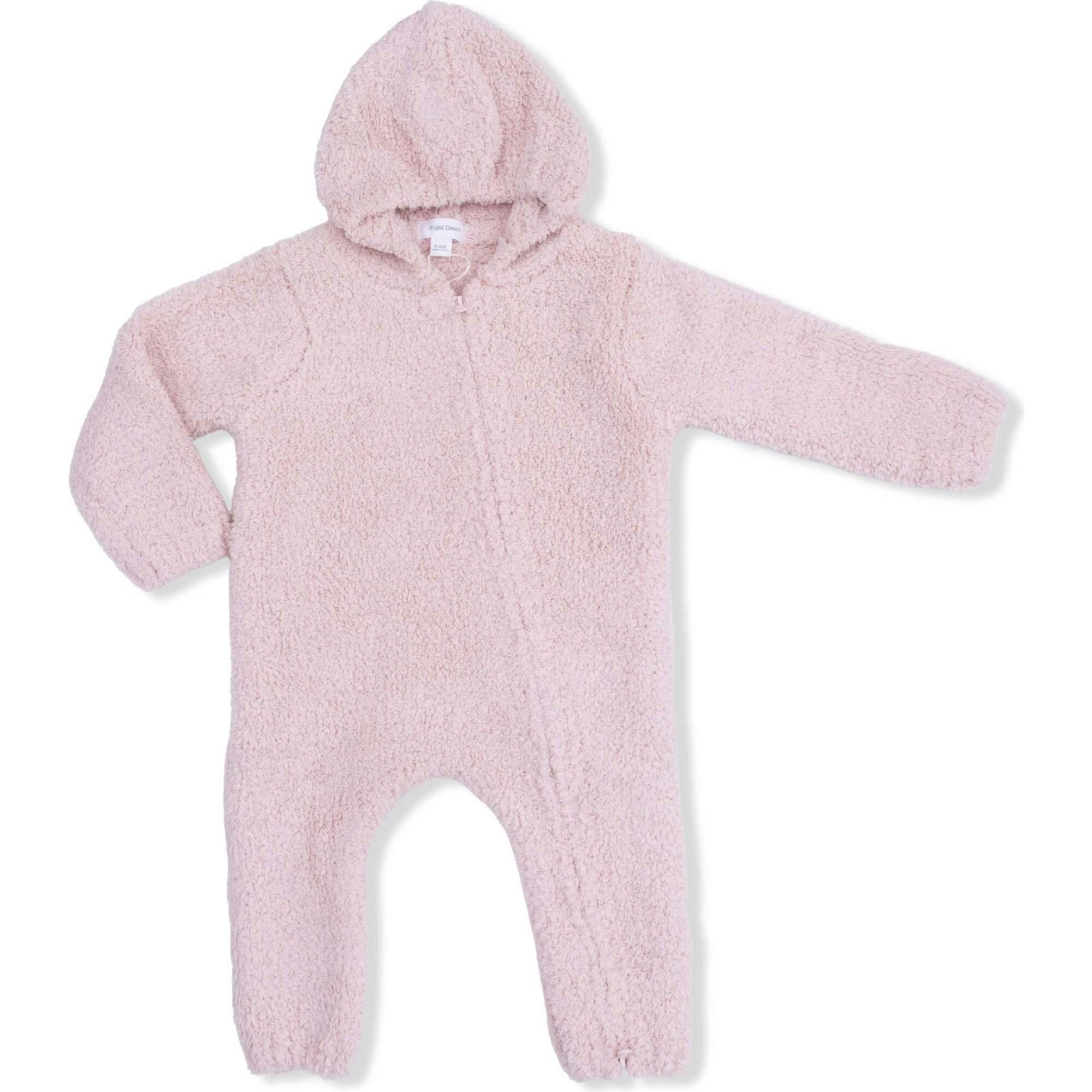 Chenille - Natural Hooded Romper