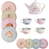 Suitcase - Tea Party Metal Set The Rosalies