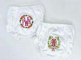 Vivian Girls' Pima Cotton Bloomer - White