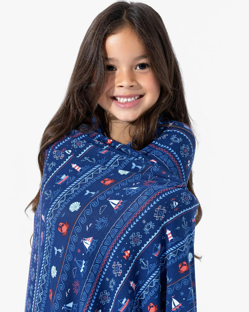 Sail Away Fair Isle Bamboo Blanket