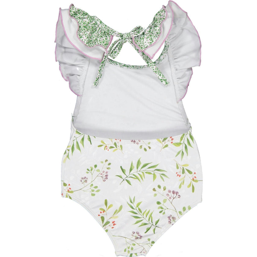 Magic Garden One-Piece Swimsuit, Purple