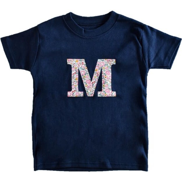 Liberty of London Children's Personalised Short Sleeve T-shirt - White