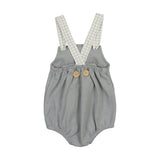 Gingham Glory Romper Misty Rose