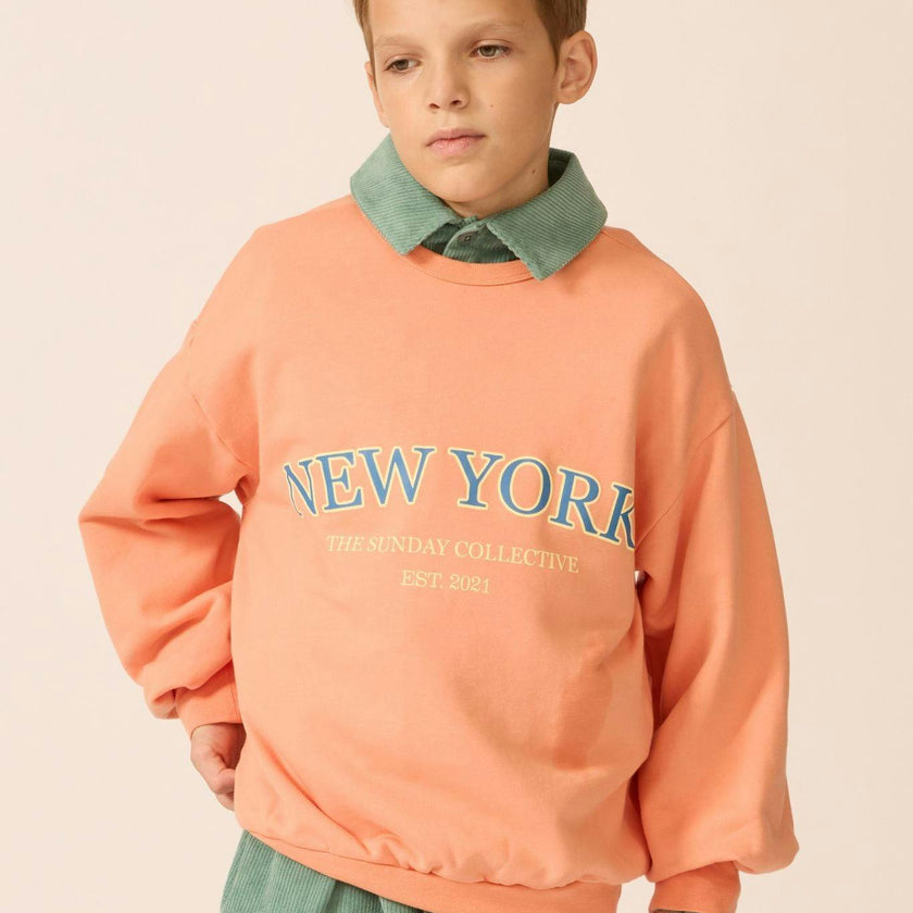 Organic Weekend Sweatshirt in Sunset Serenade