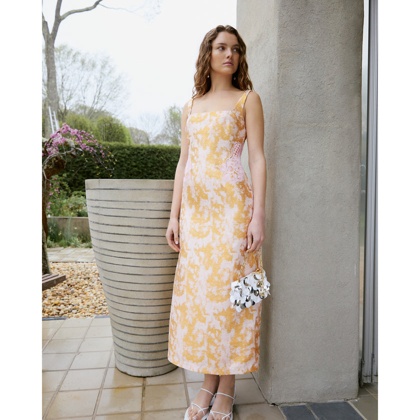 Women's Zemora Dress, Yellow