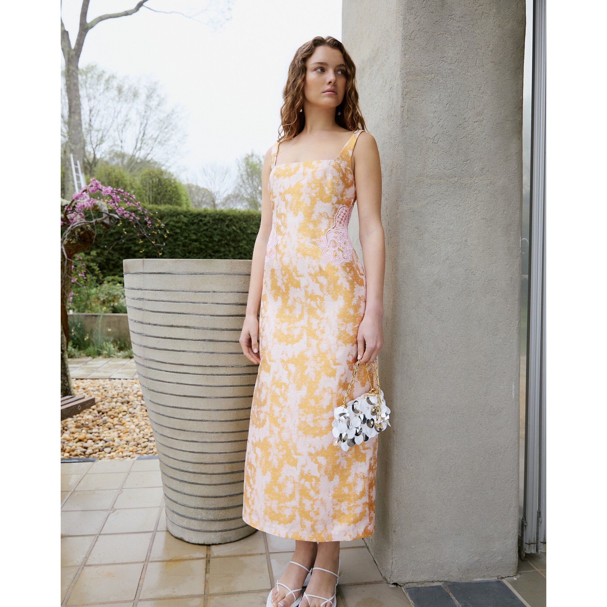 Women's Zemora Dress, Yellow