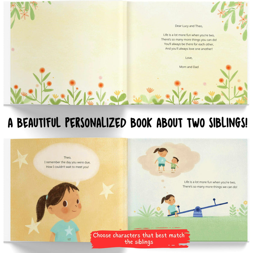 Me and My Sibling: Besties Forever! (Personalized Book about Siblings)