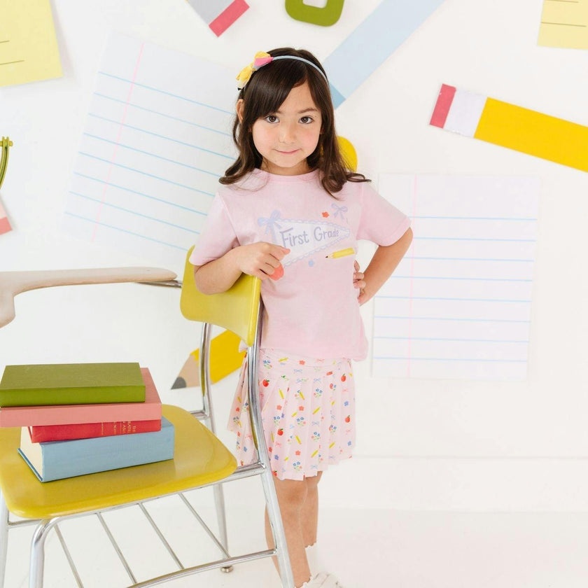 School Days Pencil Bow Headband