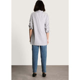 Women's Maternity The Everyday Striped Oversized Cuff Shirt, Stripes