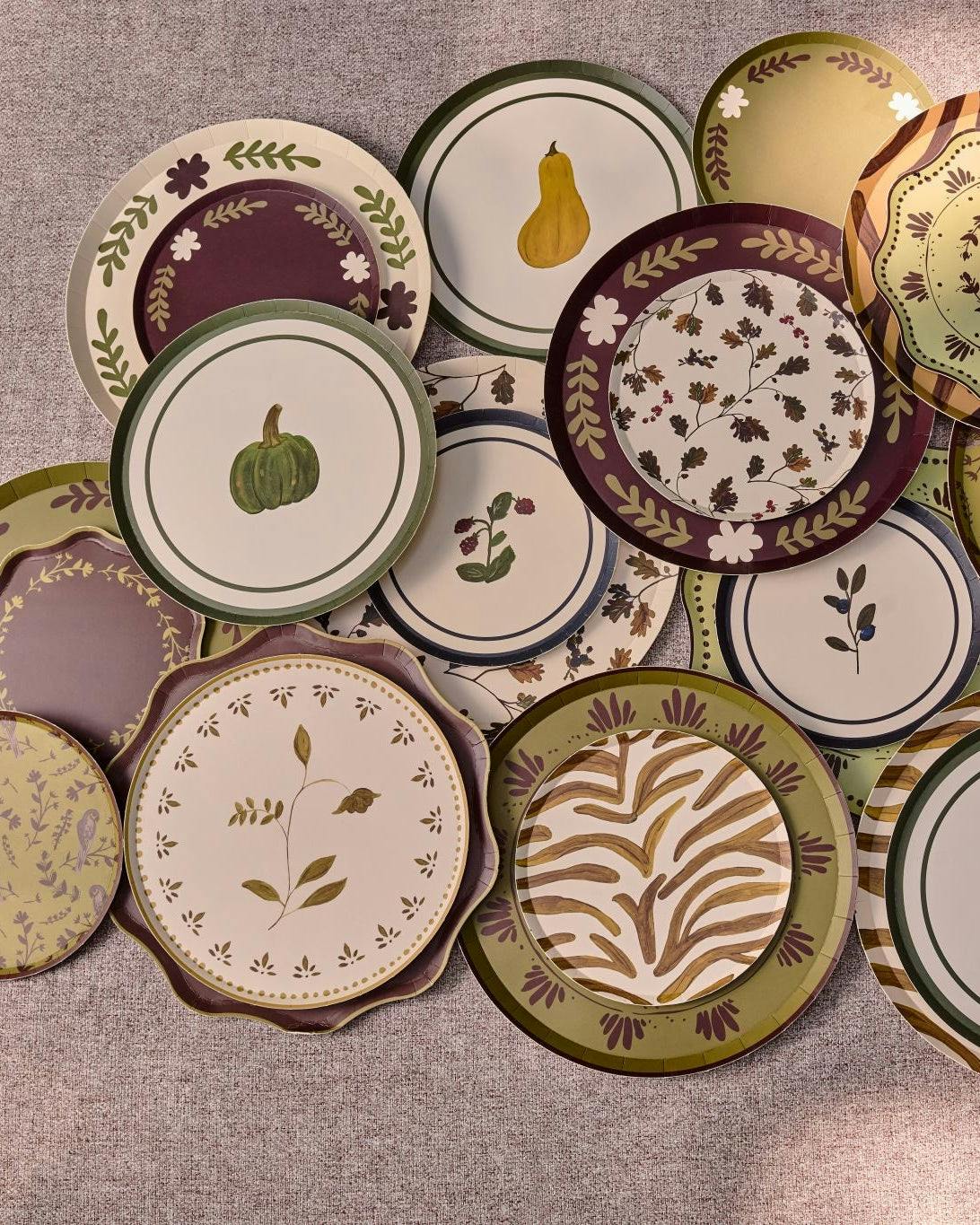 Bistro Appetizer Plate Set - Green