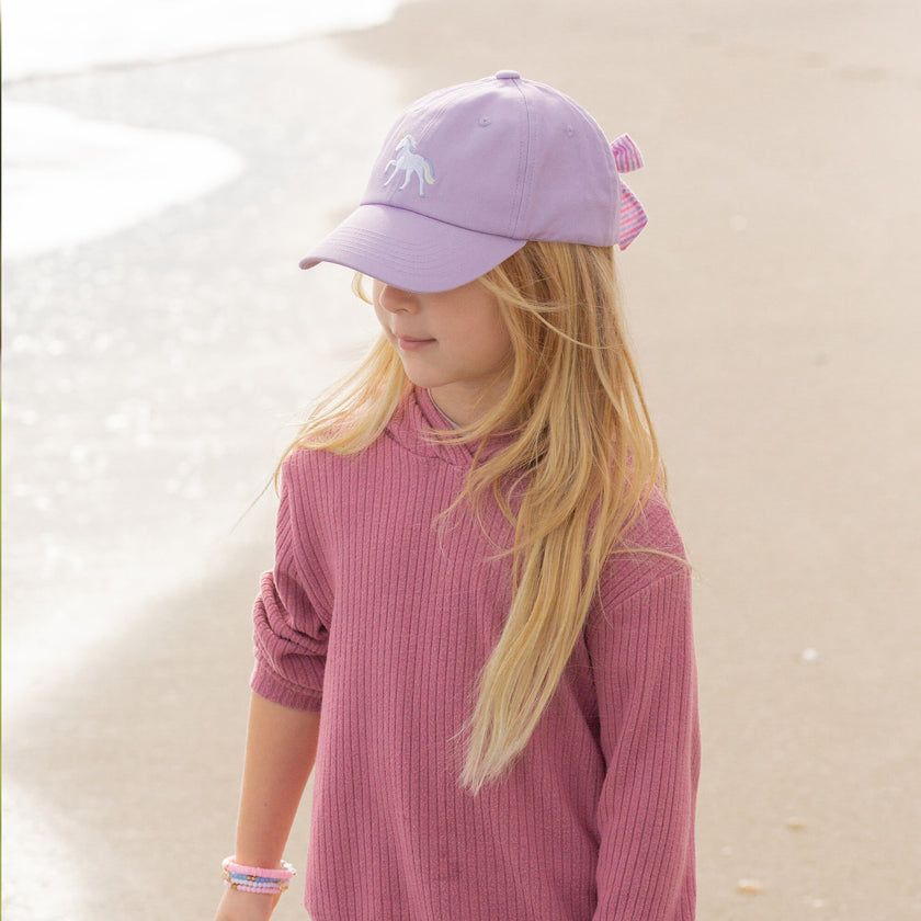Rainbow Bow Baseball Hat
