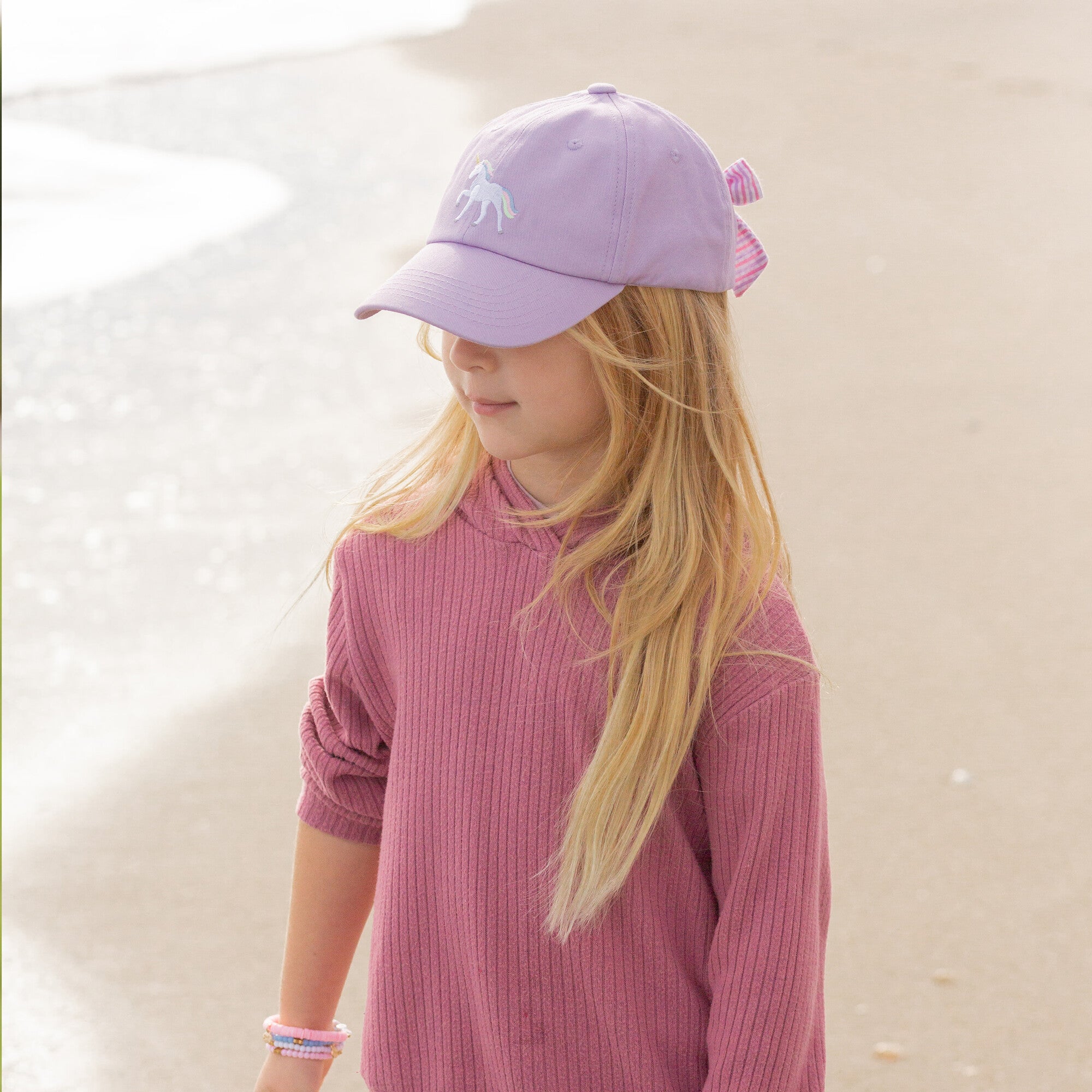 Rainbow Bow Baseball Hat