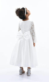 White Arcadia Satin Dress