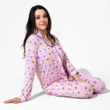 The Eye Pink Bamboo Women's Pajama Set