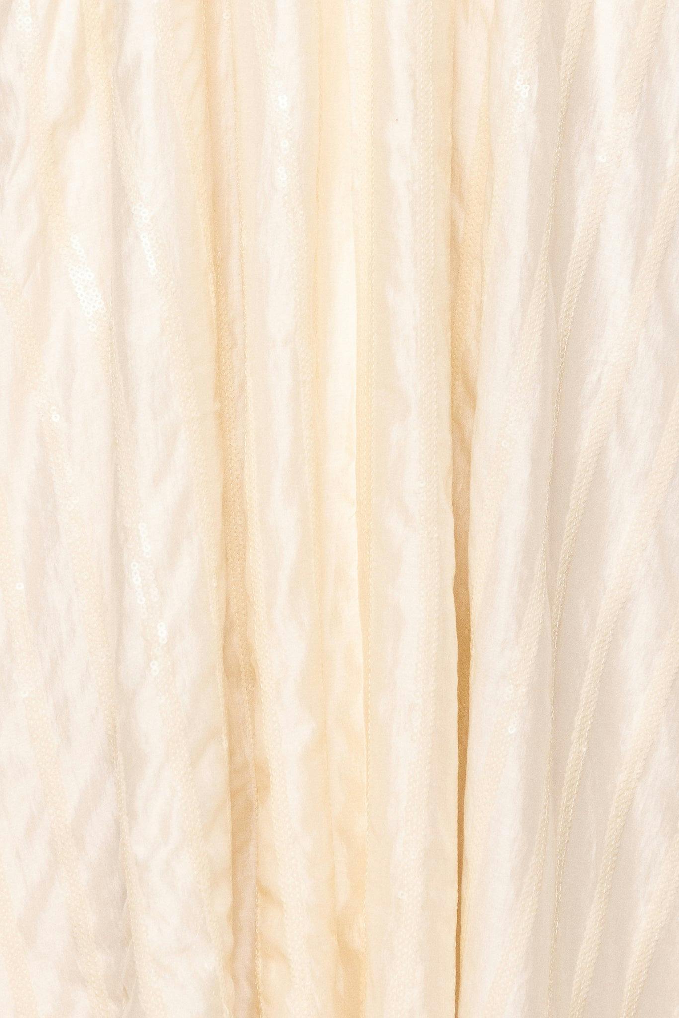 Tindra Dress in Cream Sequin