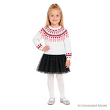 Girls Fair Isle Sweater Dress | Hearts & Bows