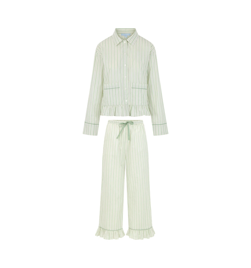 The Marnie Pajama Set - Andrew Stripe