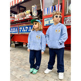 Kids Be Kind Hoodie-Washed blue-Unisex