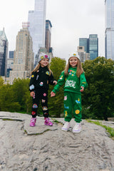 You Rock Doodle Print Hoodie And Pant Set