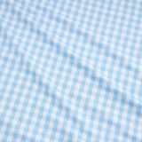 Blue Gingham Double Bow Duffle Bag