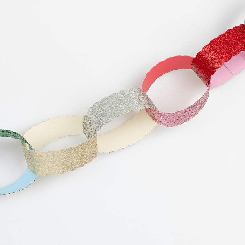 Glitter Paper Chains