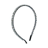 Silver Gemstone Studded Headband