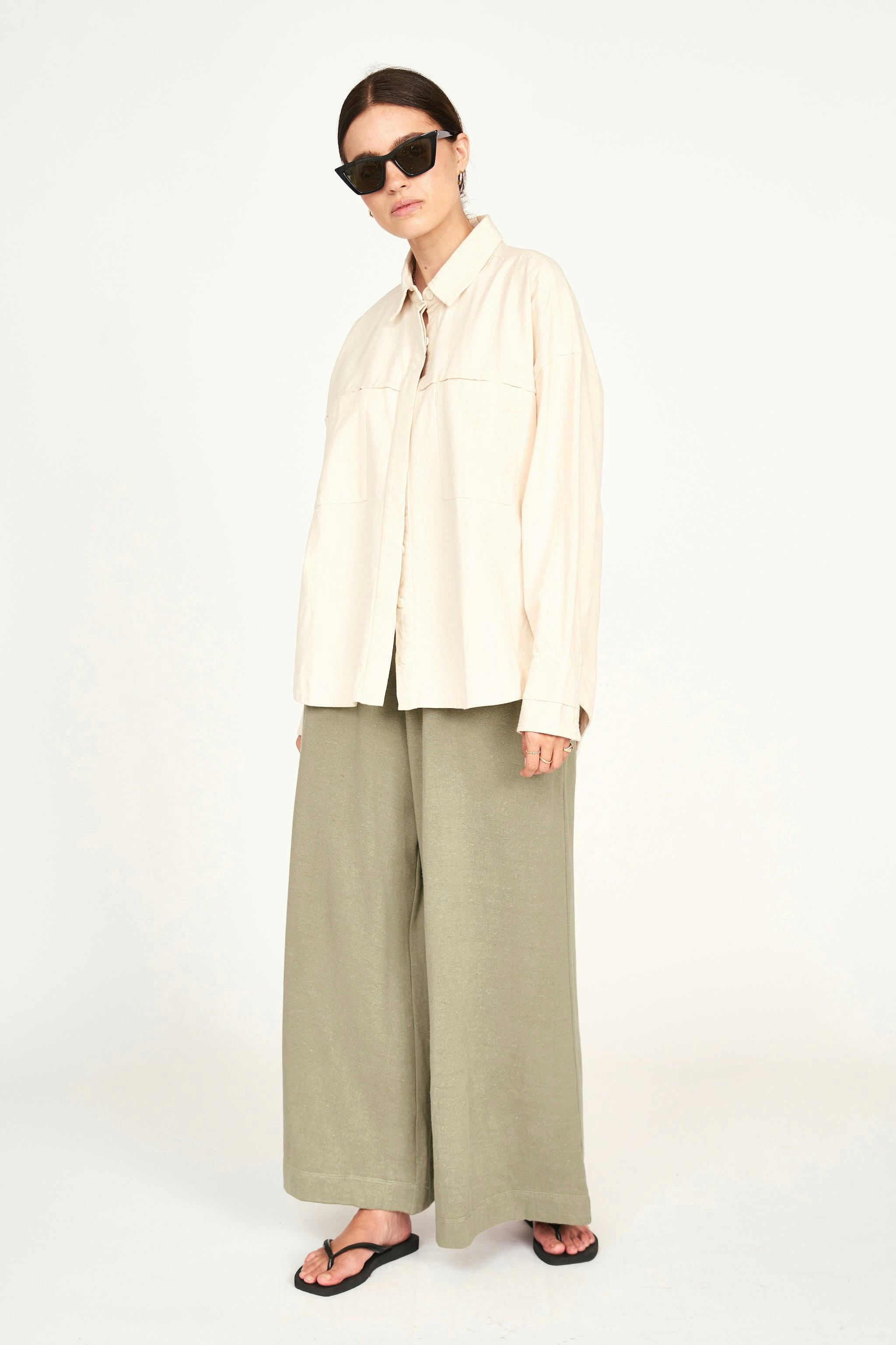Huron Work Shirt in Bone