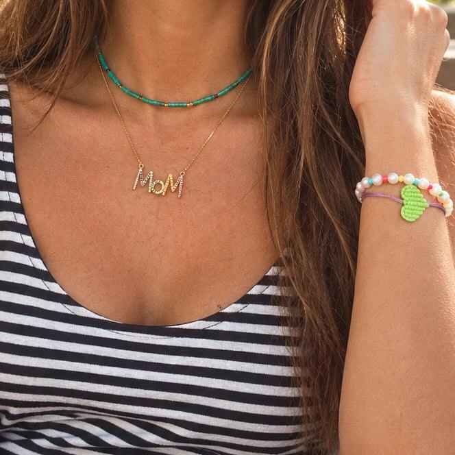 Neon Heart Bracelet