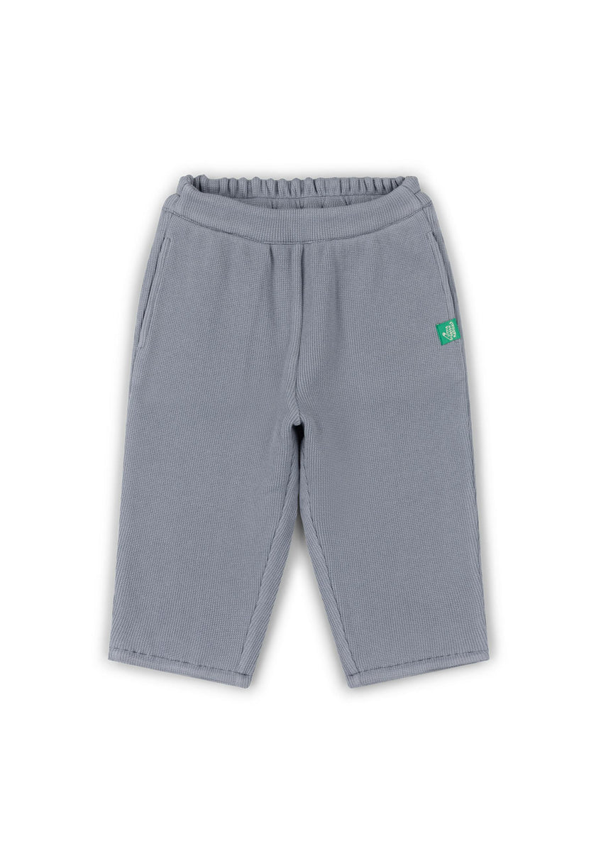 Corn Blue Waffle Comfy Trousers, Blue