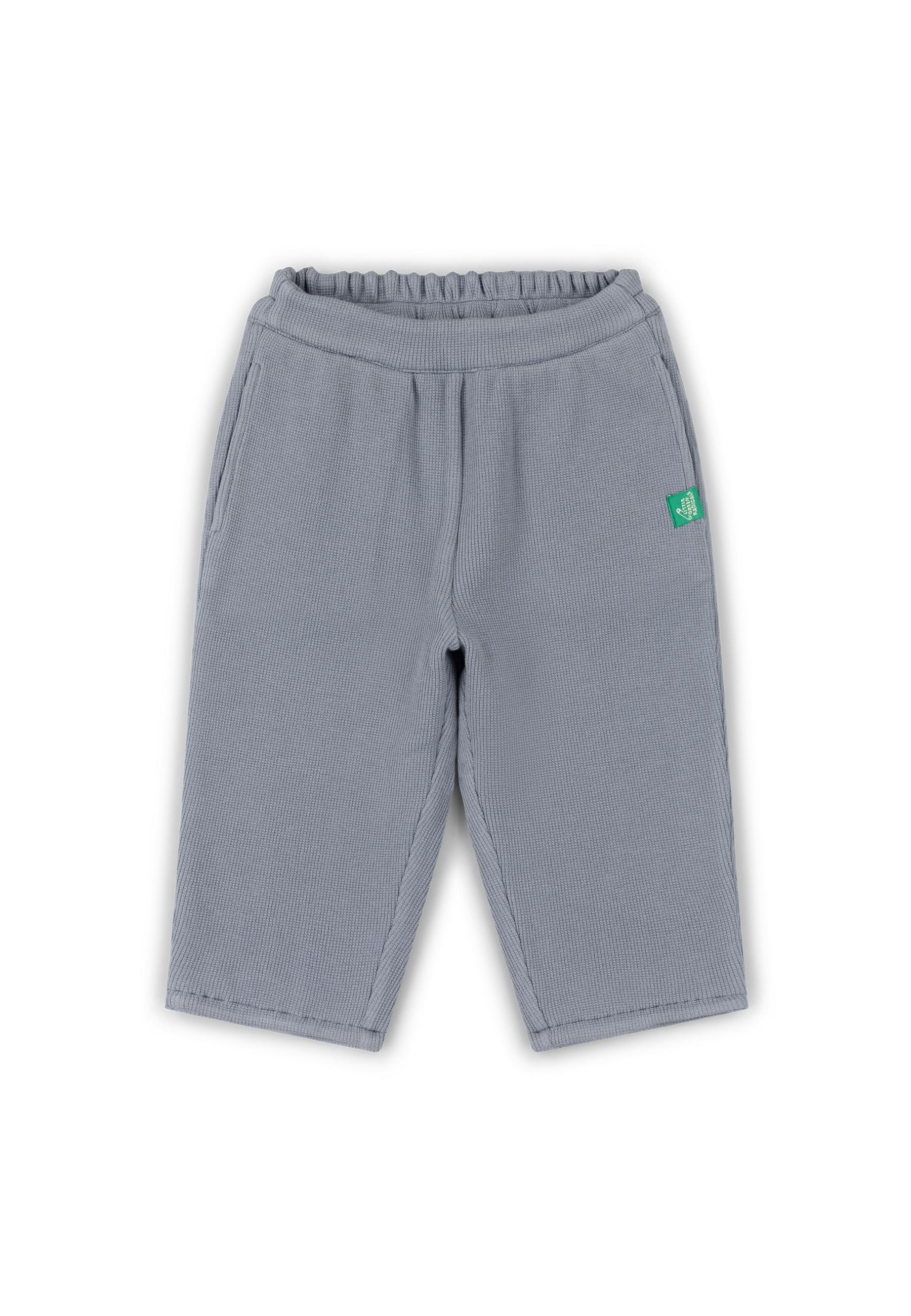 Corn Blue Waffle Comfy Trousers, Blue