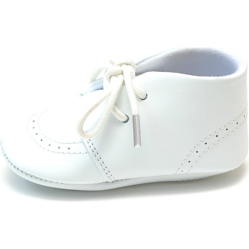 Benny Leather Brogue Oxford Crib Shoe (Infant)