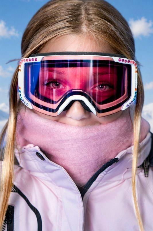Powder Pop Kids' Ski Goggles in Prism Powder