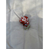 Vermilion Berry Blossom Ornament