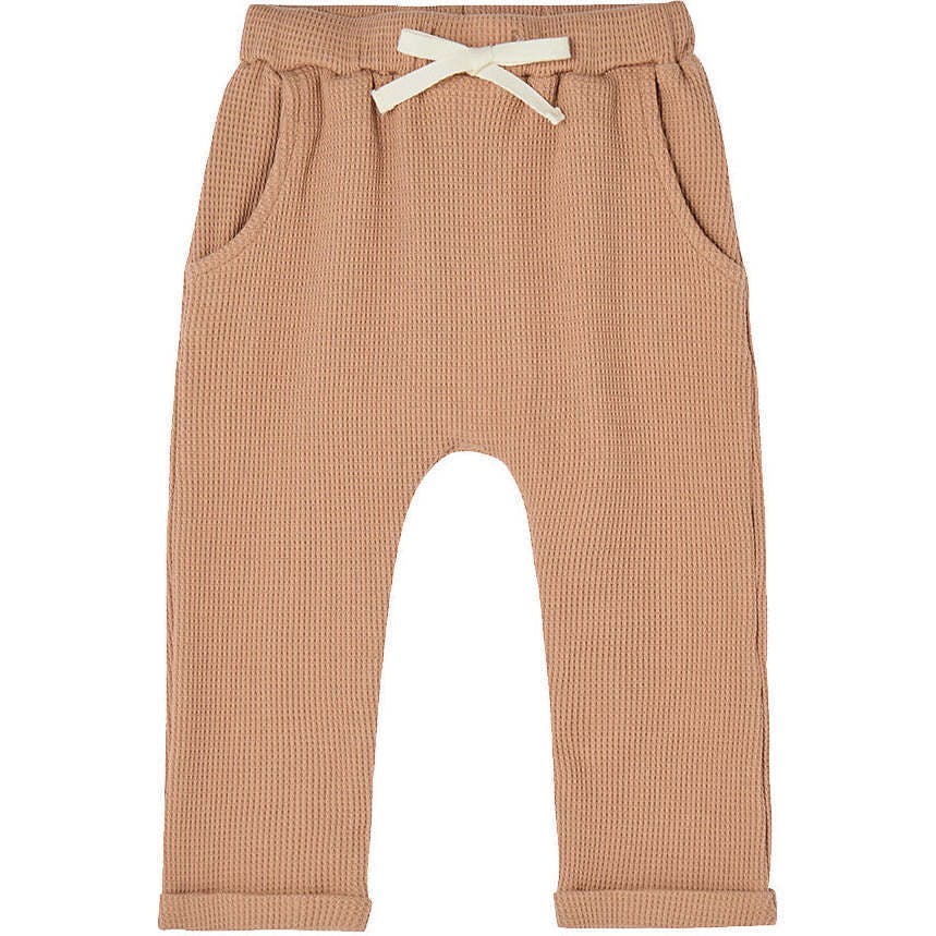 Tawny Rose Waffle Jogger Pants