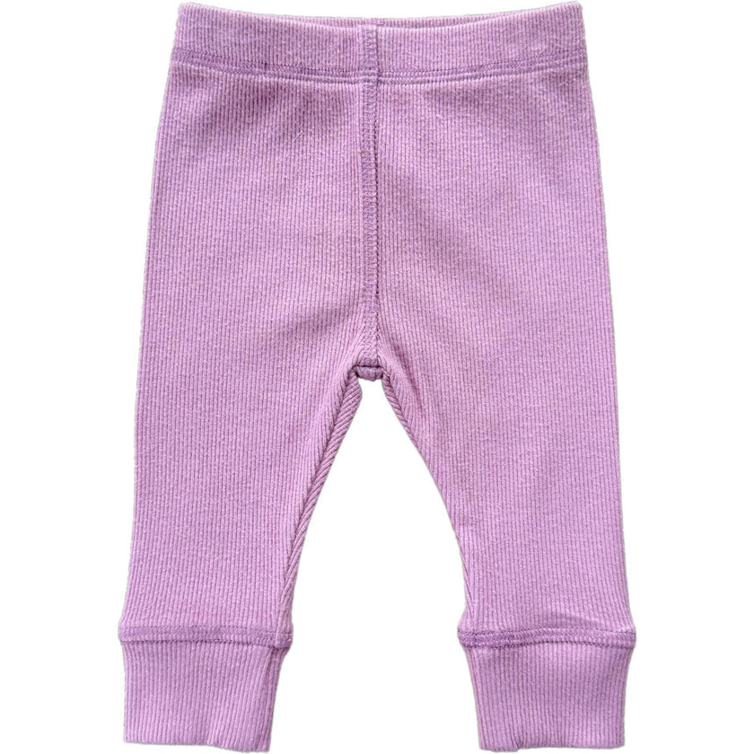 Ribbed Leggings Dusky Orchid