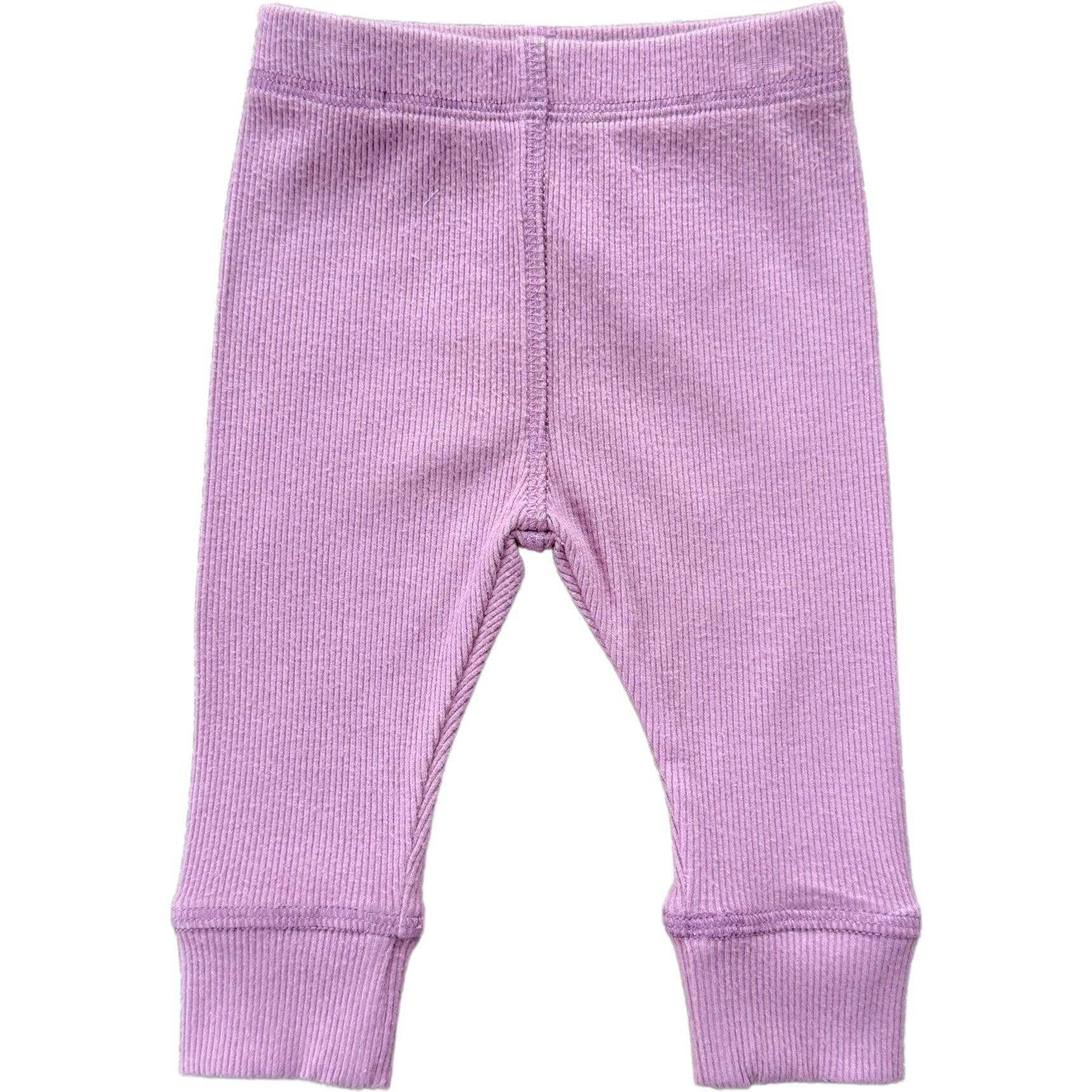 Ribbed Leggings Dusky Orchid